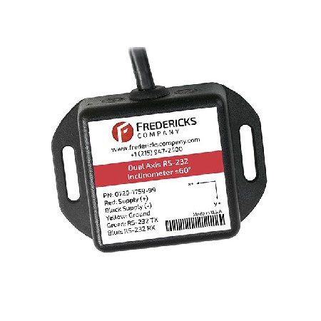 0729-1759-99（±60°，RS232）雙軸傾角傳感器